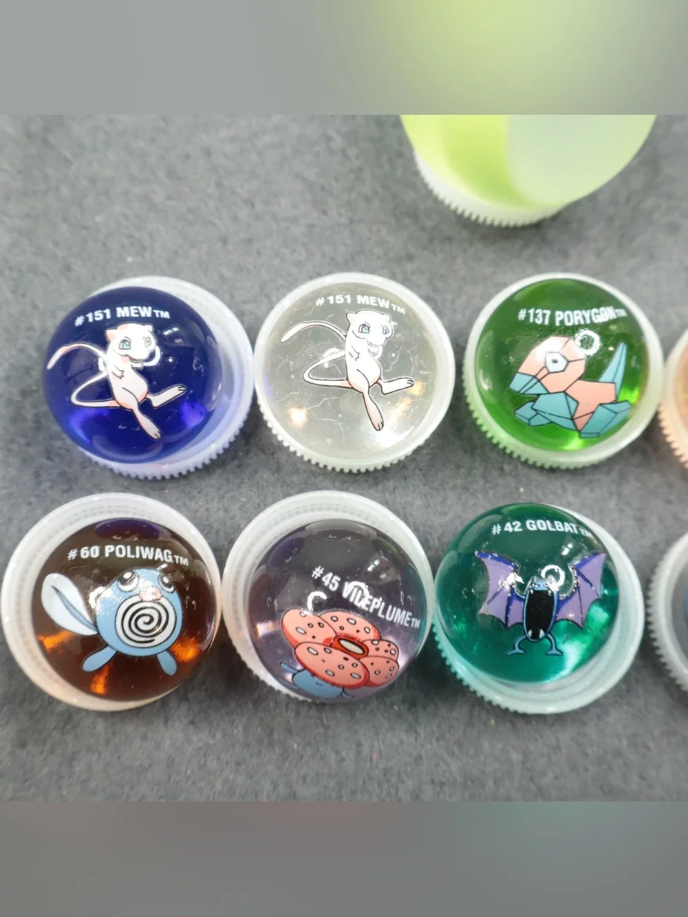 Vintage 1999 Pokemon Marbles Lot of 22 with Pikachu & Charmander Pouches Marvel⁠